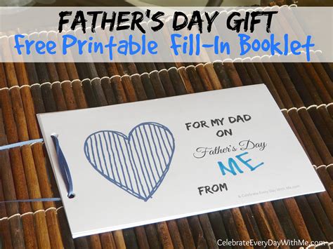 Free Printable For Father S Day Celebrate Every Day With Me