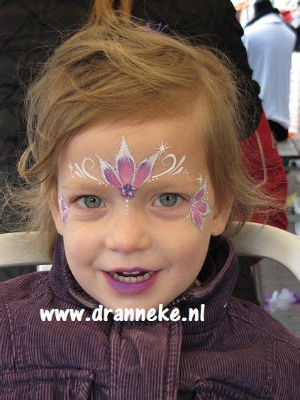 Prinses Schminken Dranneke Kindergrime Face Painting Stencils Girl