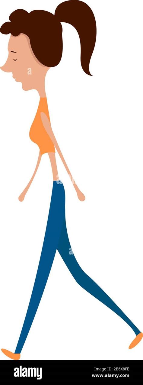Anorexia Nervosa Woman Illustration Imágenes Vectoriales De Stock Alamy