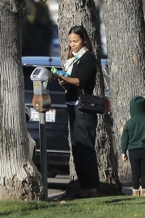 Her father was dominican and her mother is puerto rican. ZOE SALDANA Out and About in Los Angeles 01/18/2020 ...