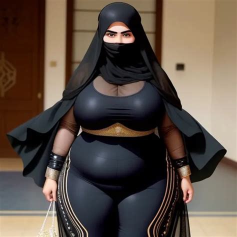 Professionnel Image Arab Girl Bbw Huge Boobs With Burqa And Wearing
