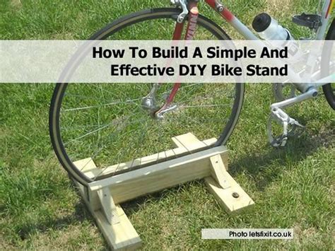 How To Build A Simple And Effective Diy Bike Stand