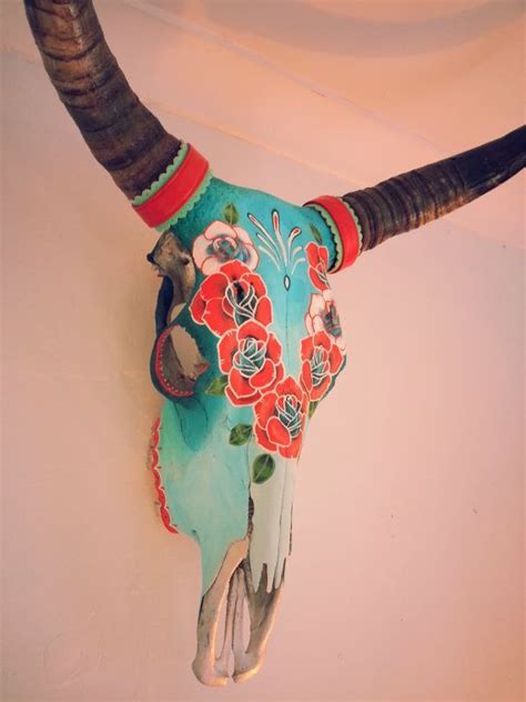 Image Result For Painted Cow Skulls Cow Skull Art Painted Cow Skulls