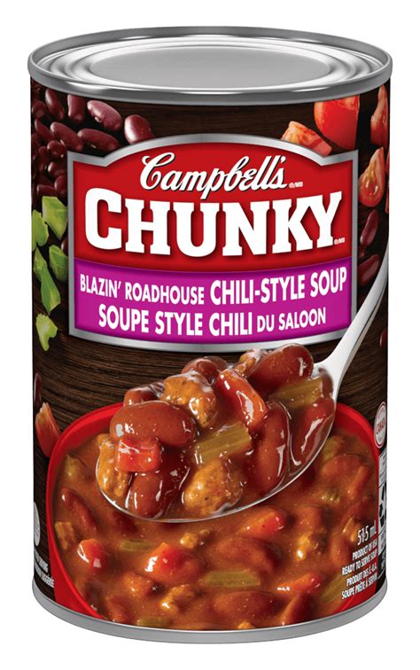 Campbells Chunky Soupe Style Chili Du Saloon 515 Ml Campbell