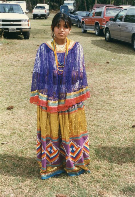 Florida Memory Seminole Girl In Traditional Clothing At The Brighton