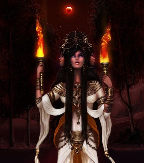 Hellenic Mythology Hekate Goddess Of Magic Hecate Goddess Hekate