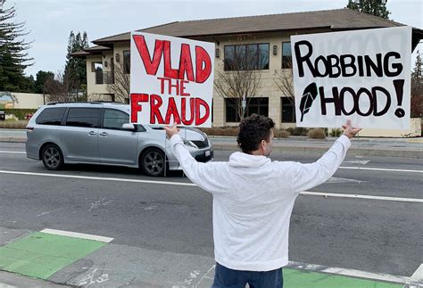 Vlad tenev, the chief executive of robinhood, apologized for temporarily limiting trading of gamestop after jan. Angry customers show up at Robinhood's headquarters in the ...