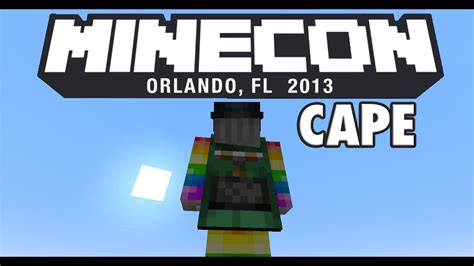 Minecon 2013 Cape Youtube