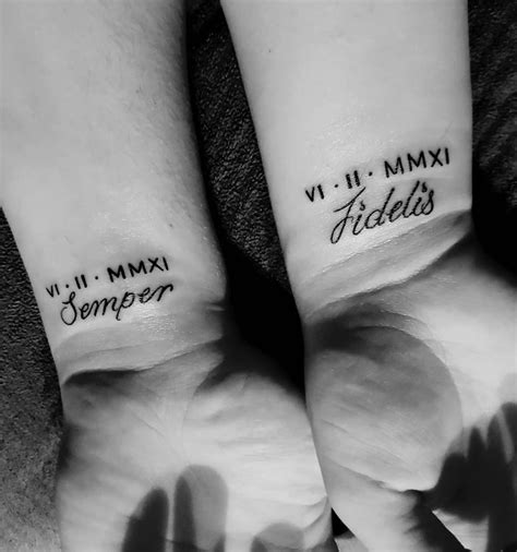 Boyfriend and I got matching tattoos for our 7 year anniversary. Our