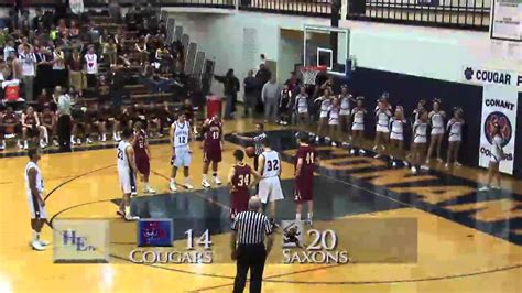 Schaumburg Vs Conant High School Basketball Game 1 19 13 Youtube