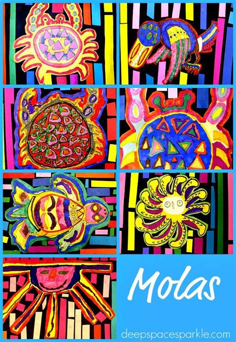 Vibrant Molas Art Lesson Explore Mexican And South American Cultures