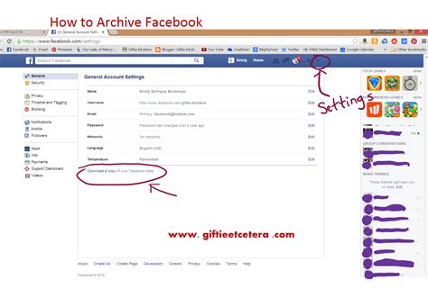How To Archive Facebook Tie Etcetera How To Archive Facebook