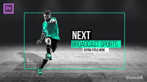 Broadcast Sports Pack Essential Graphics Mogrt Premiere Pro Templates