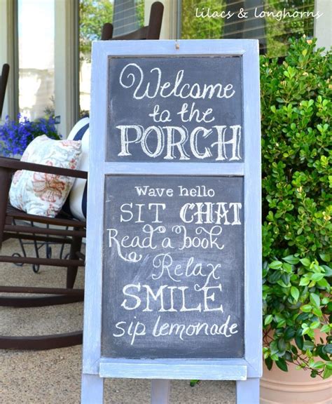 10 Diy Welcome Signs For Your Front Porch Diy Thought
