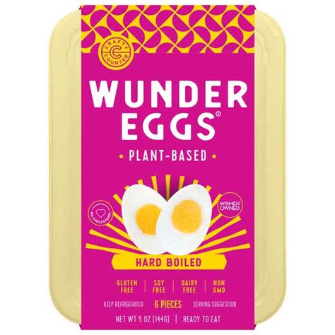 Wunder Eggs Hard Boiled Eggs 6ct Vegan Essentials