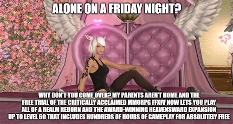 Alone On A Friday Night R Ffxiv
