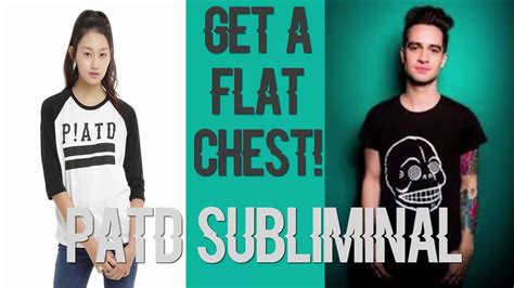 Patd Subliminal Get A Flat Chest~ Youtube