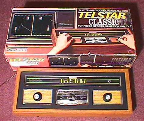 Coleco Telstar Classic Video Game Systems First Video Game Retro