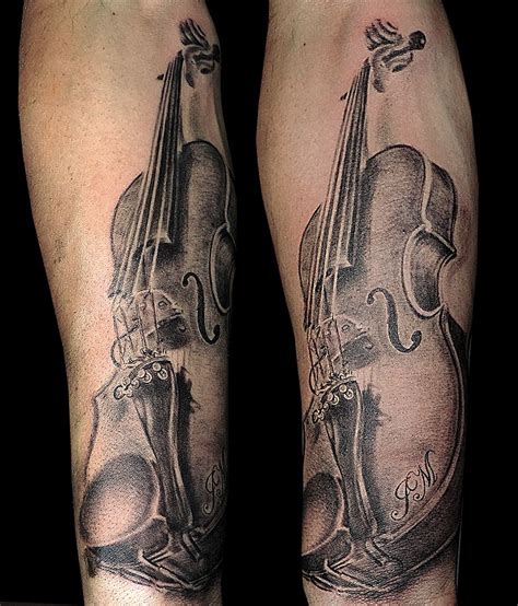 Violin Tattoo Tattoos Musik Music Tattoos Cool Tattoos Tatouage Rock