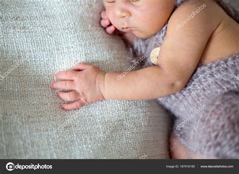 Newborn Baby Boy Sleeping Happily Stock Photo By ©ttomsickova 167410150