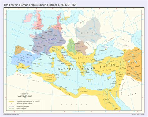 The Eastern Roman Empire Ad 527 565 Vivid Maps