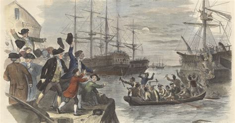 Mr Ramirezs History Blog Boston Tea Party Cause Effects
