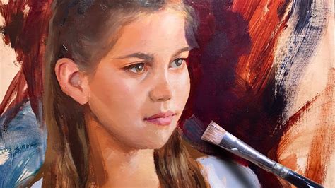 How To Make A Painterly Portrait Oil Painting Time Lapse Youtube