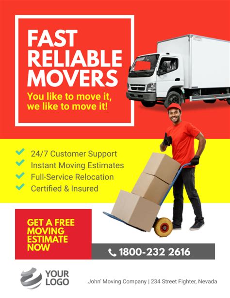 Copy Of Moving Company Flyer Postermywall