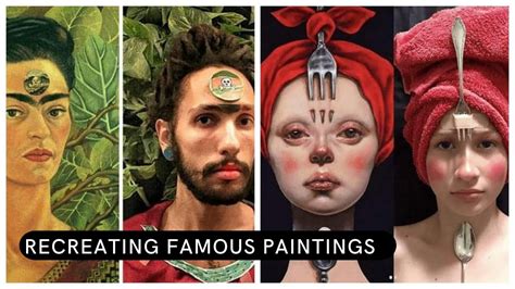 People Recreating Famous Paintings Art Recreation Challenge