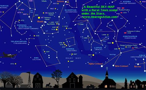 Maps Of The Night Sky Map 2023