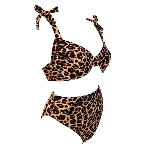 Custom Bikini With Leopard Printing Swimwear Supplier China China Unijoy