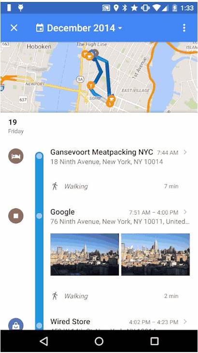 Google Maps Timeline Location History Detailed Way