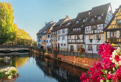 Cityscape Of Colmar Beautiful Town Of Alsace France Stock Photo Colourbox
