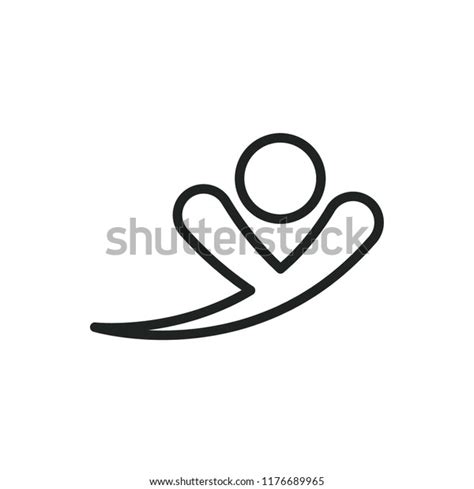Flying Man Vector Icon Stock Vector Royalty Free 1176689965
