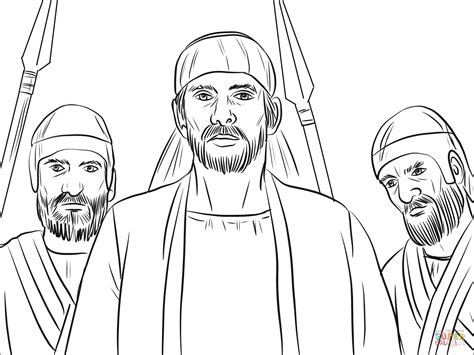 Stephen Was Seized After False Testimony Coloring Page Free Printable