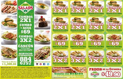 Carta Del Restaurante Super Salads Cancun Nichupté Cancún Av