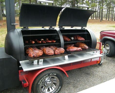 The First Cook On The Smoker My Hubby Built Bbq Smoker Trailer Bbq