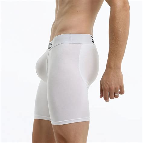 Male Padded Boxer Briefs Enhancing Underpants For Men Front And Back Enhancer Lifter Pads Mens