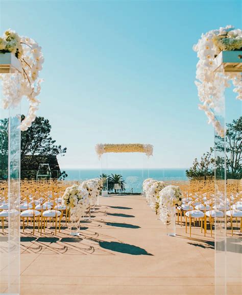 Outdoor Ocean View Wedding Ocean View Wedding Oceanfront Wedding