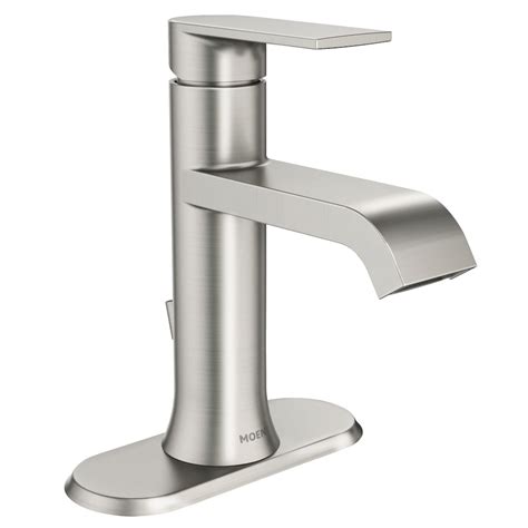 Moen Genta Single Handle 4 Inch Centerset Single Hole Bathroom Sink Faucet Tap With Deck P