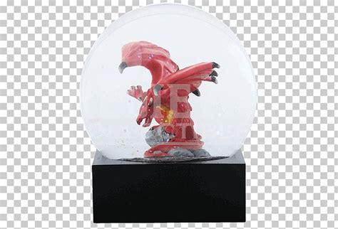 Figurine Rooster Millimeter Snow Globes Red Dragon Png Clipart