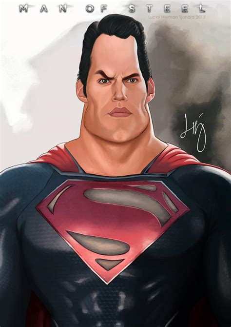 Man Of Steel Dc Superman Caricature By Veryveryluckyman On Deviantart