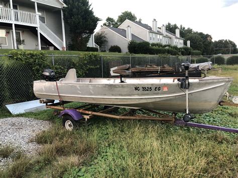 14ft V Hull Jon Boat With Custom Floor For Sale In Huntersville Nc