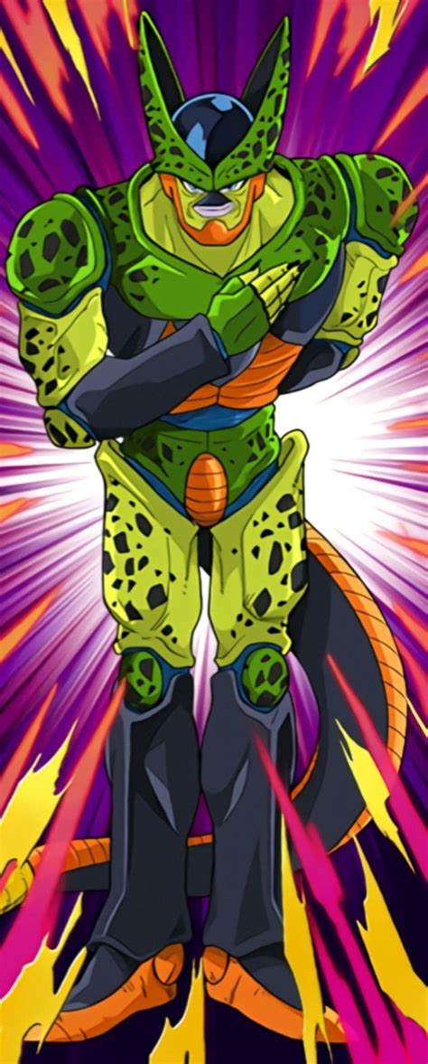I think his ssj form in the 7 years of nonstop training was enough to put him above perfect cell. Cell 2nd Form | Dragon ball z, Dragon ball, Anime