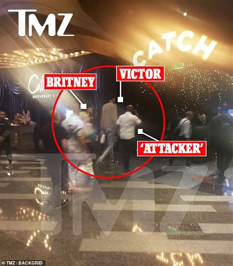 Britney Spears Slapped By Security Guard For San Antonio Spurs Victor