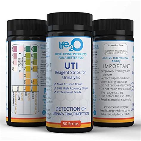 Complete 4 In 1 Urinary Tract Infection Test Strips 50ct Urine Test