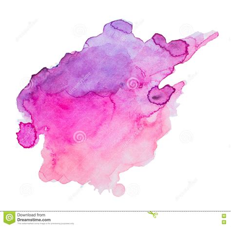 Abstract Watercolor Background Texture Of Pink And Purple Stock