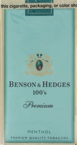 Benson And Hedges Menthol 100s Soft Pack Cigarettes 1 Ct Foods Co