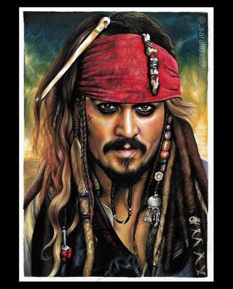 Jack Sparrow Pirate Pirates Johnny Depp Jack Sparrow Dibujo Jack