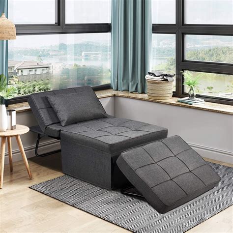 Catrimown Sofa Bed Convertible Chair 4 In 1 Multi Function